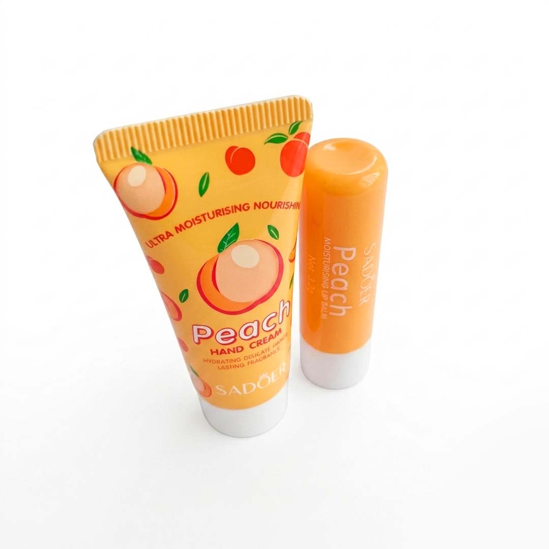 SADOER Hand Cream & Lip Balm Set — Organic Care Combo