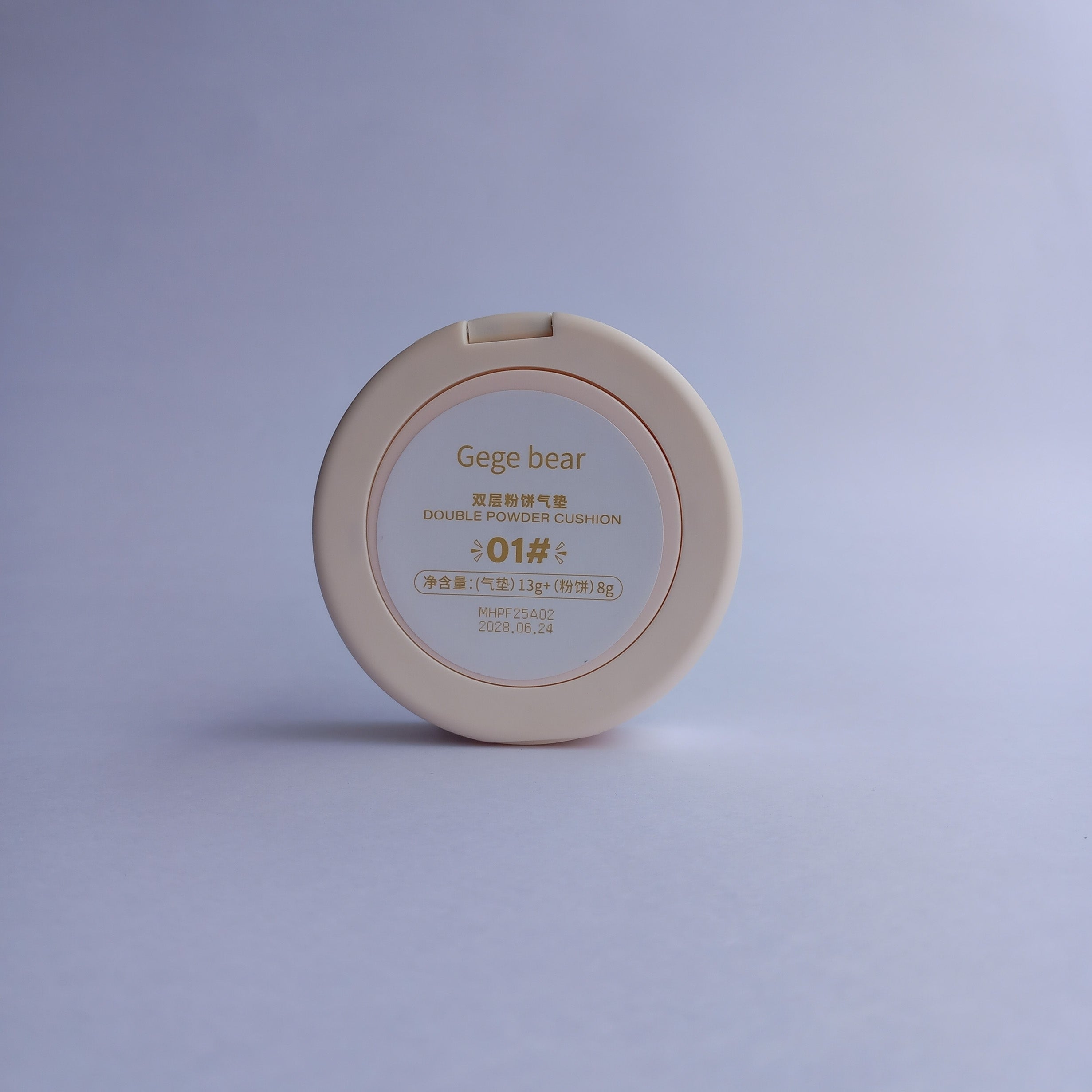 GEGE BEAR Double Powder Cushion — BB Cream & Powder 2-in-1