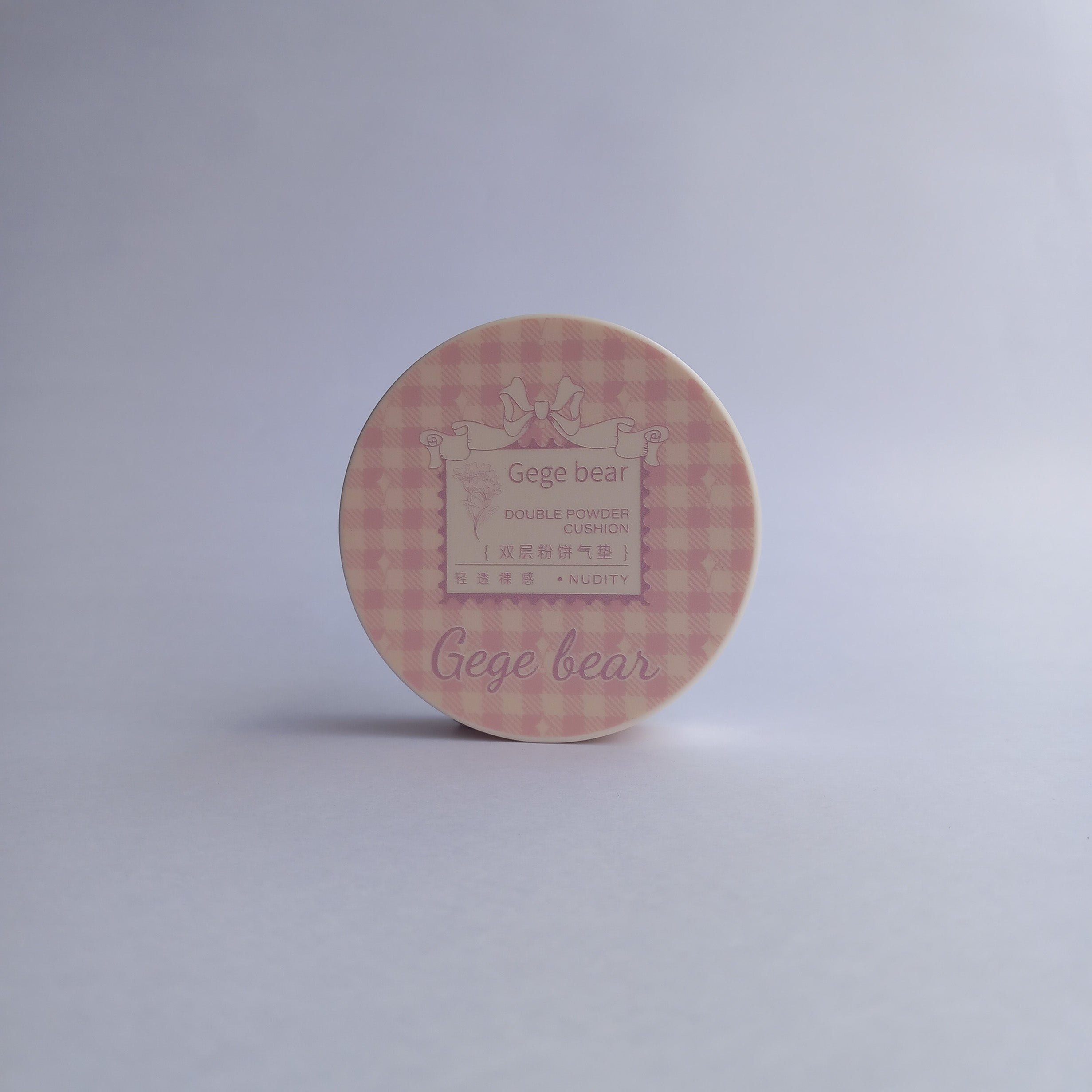 GEGE BEAR Double Powder Cushion — BB Cream & Powder 2-in-1