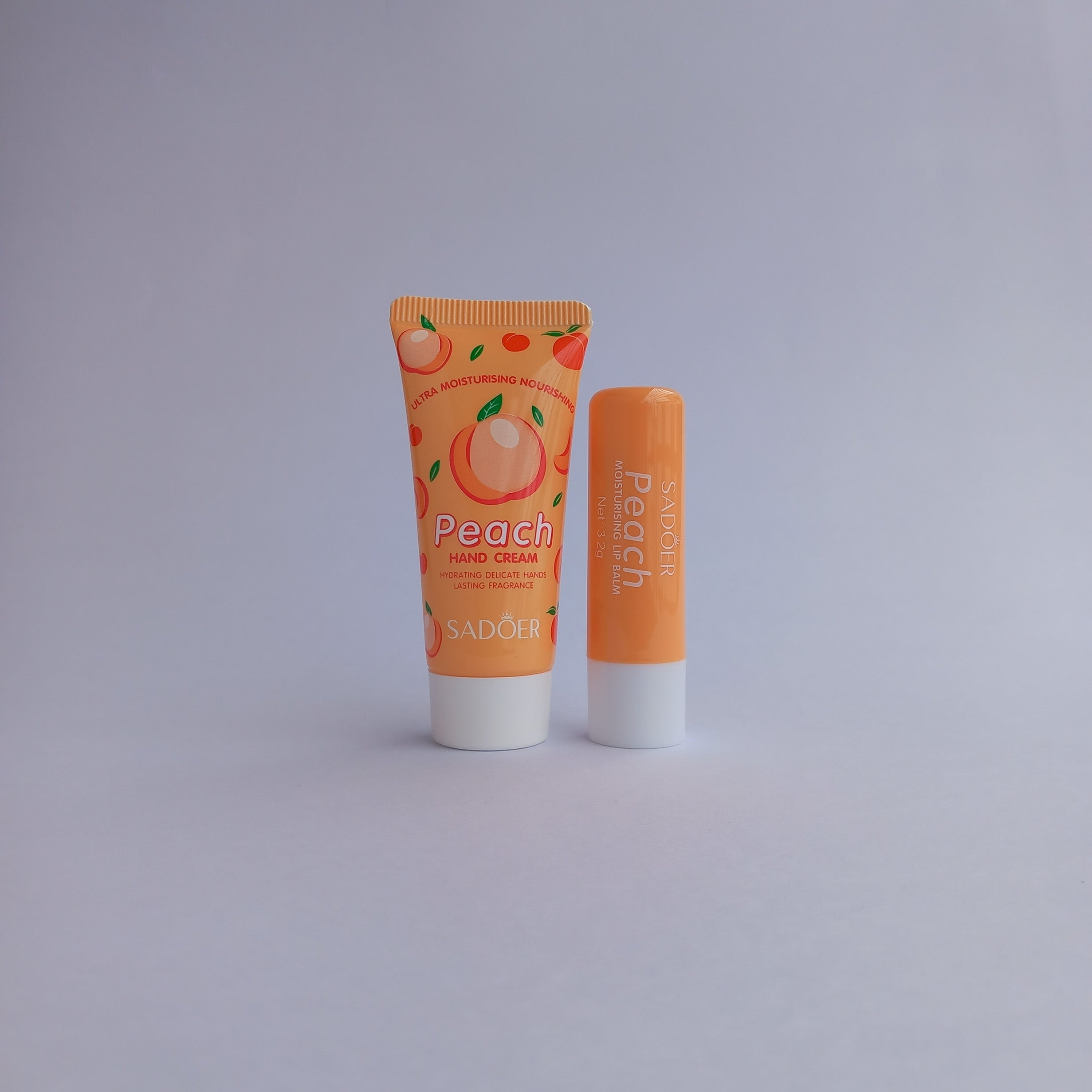 SADOER Hand Cream & Lip Balm Set — Organic Care Combo