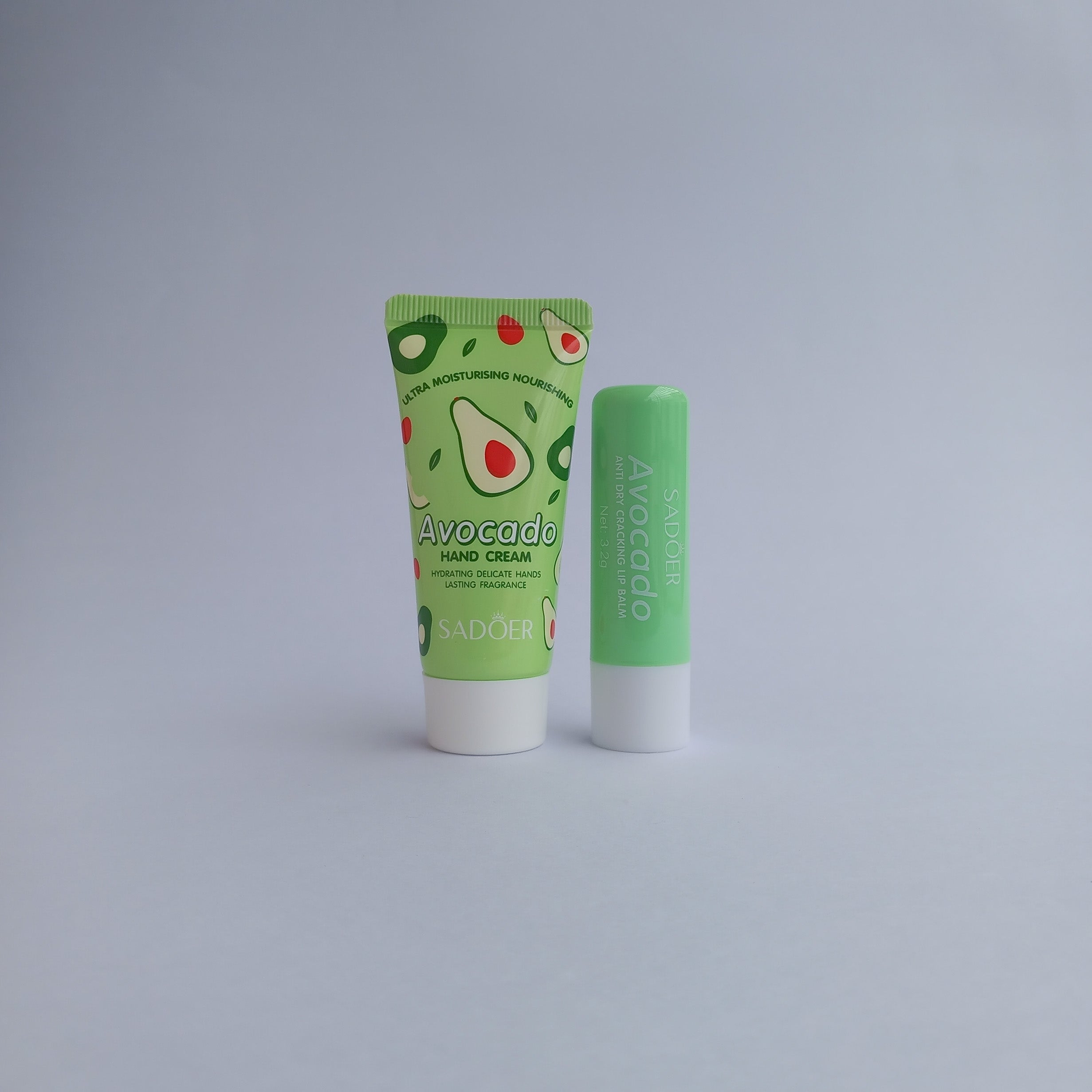 SADOER Hand Cream & Lip Balm Set — Organic Care Combo