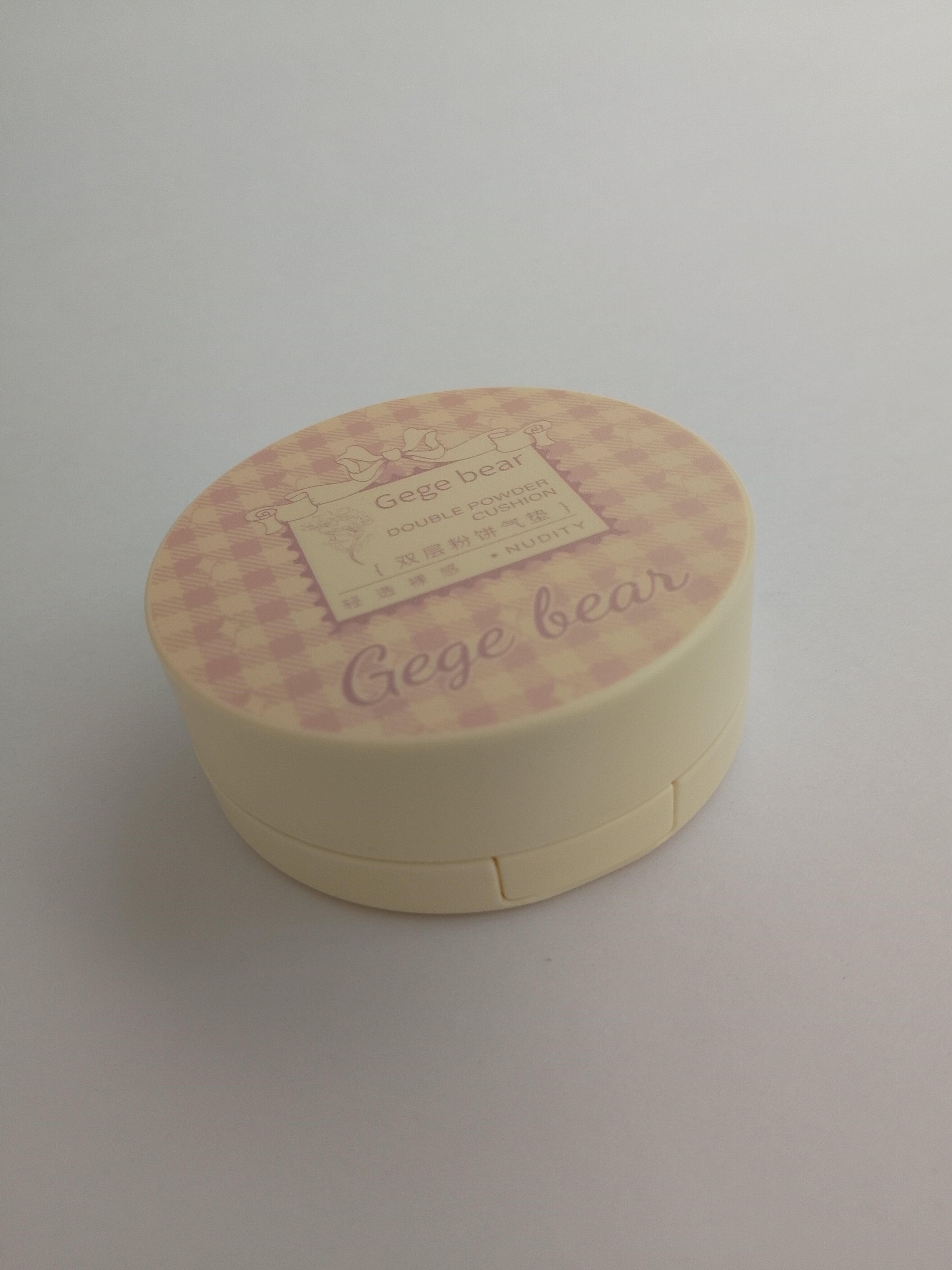 GEGE BEAR Double Powder Cushion — BB Cream & Powder 2-in-1