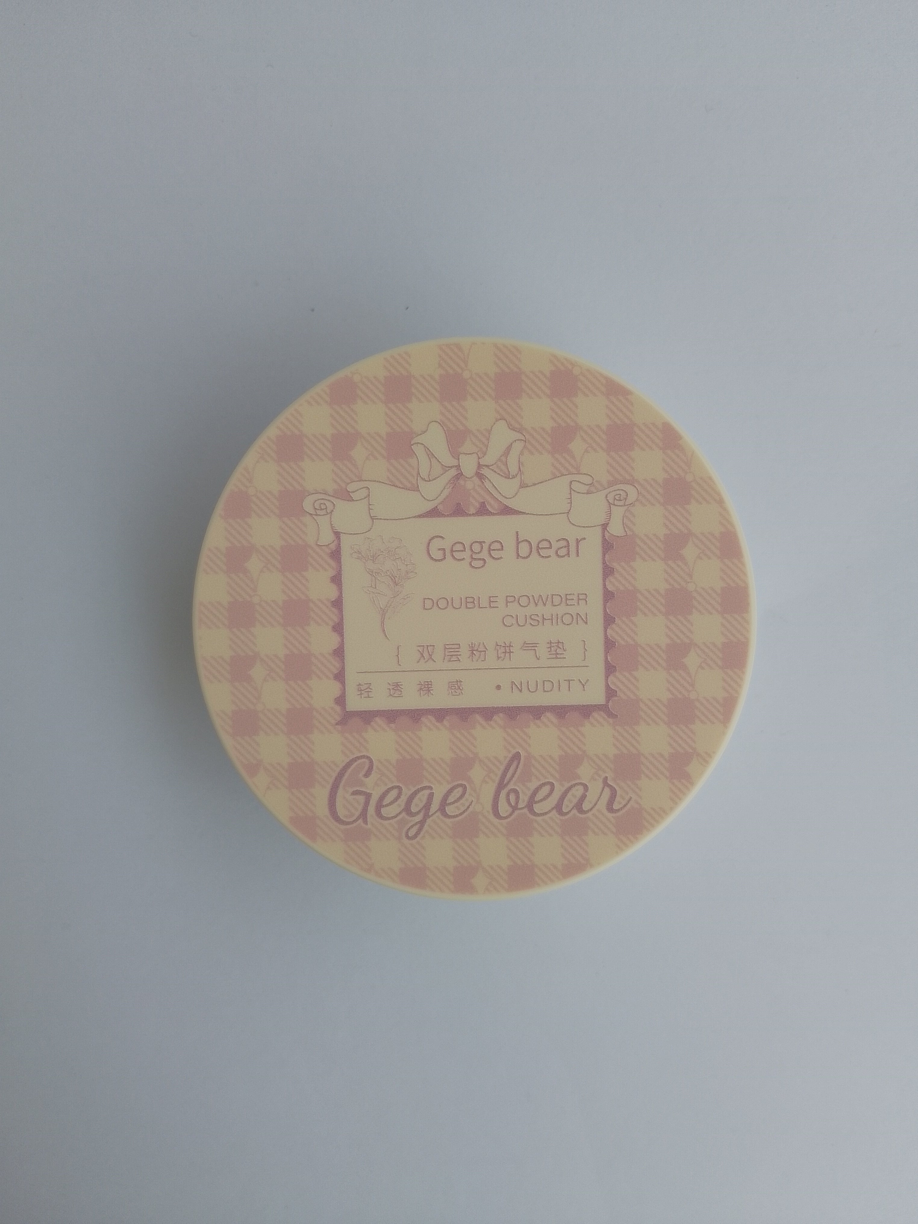 GEGE BEAR Double Powder Cushion — BB Cream & Powder 2-in-1