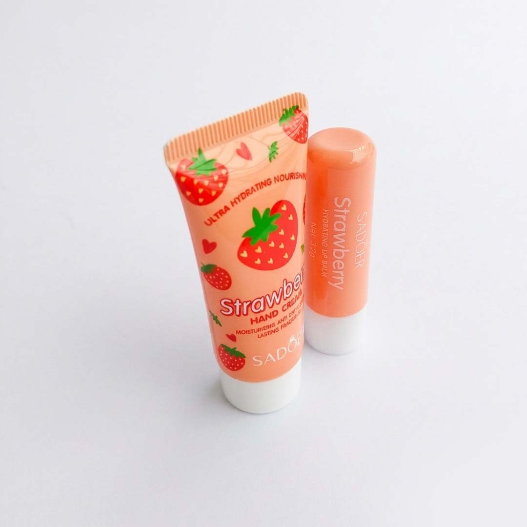SADOER Hand Cream & Lip Balm Set — Organic Care Combo