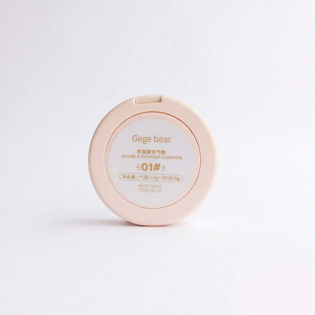 GEGE BEAR Double Powder Cushion — BB Cream & Powder 2-in-1