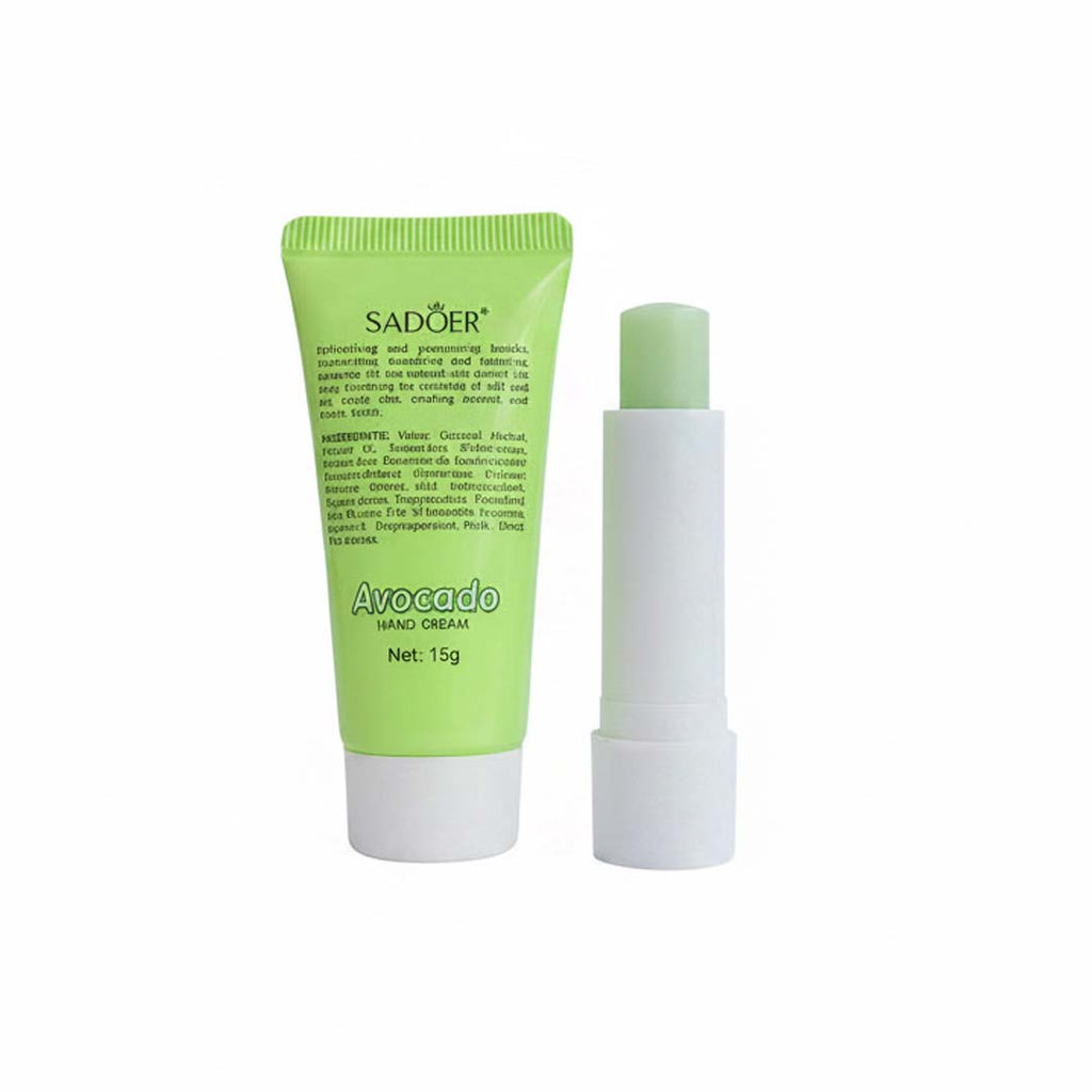 SADOER Hand Cream & Lip Balm Set — Organic Care Combo