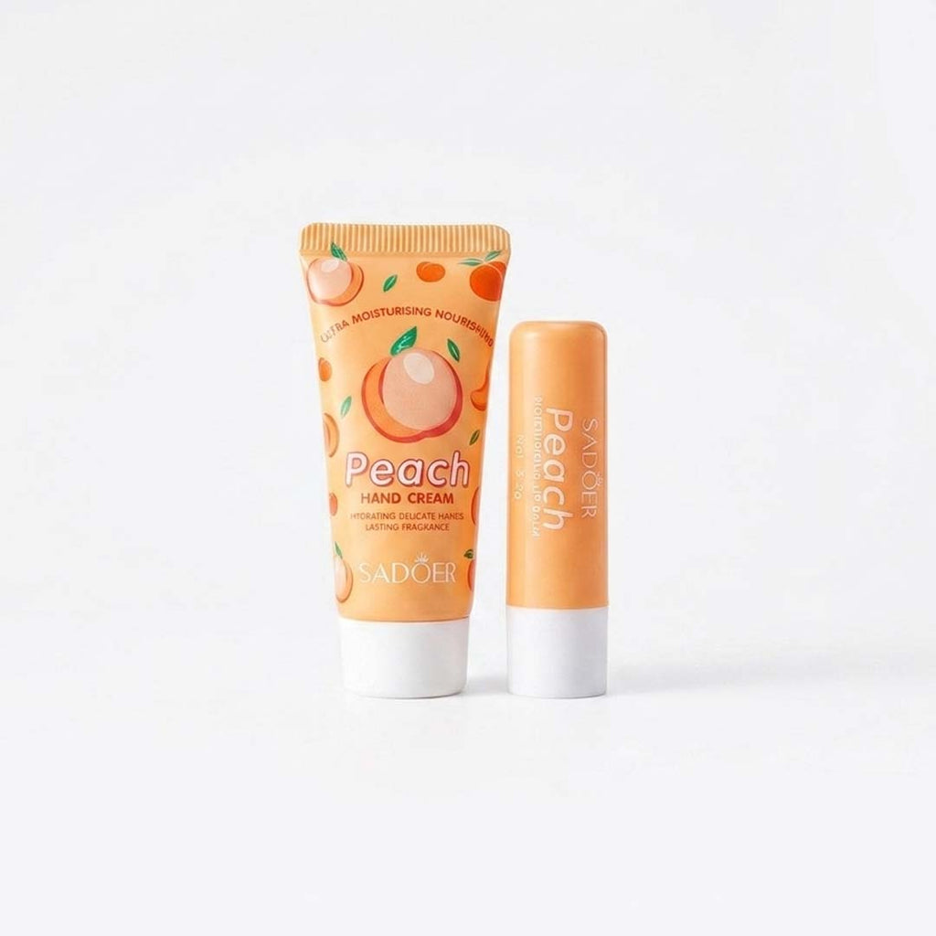 SADOER Hand Cream & Lip Balm Set — Organic Care Combo