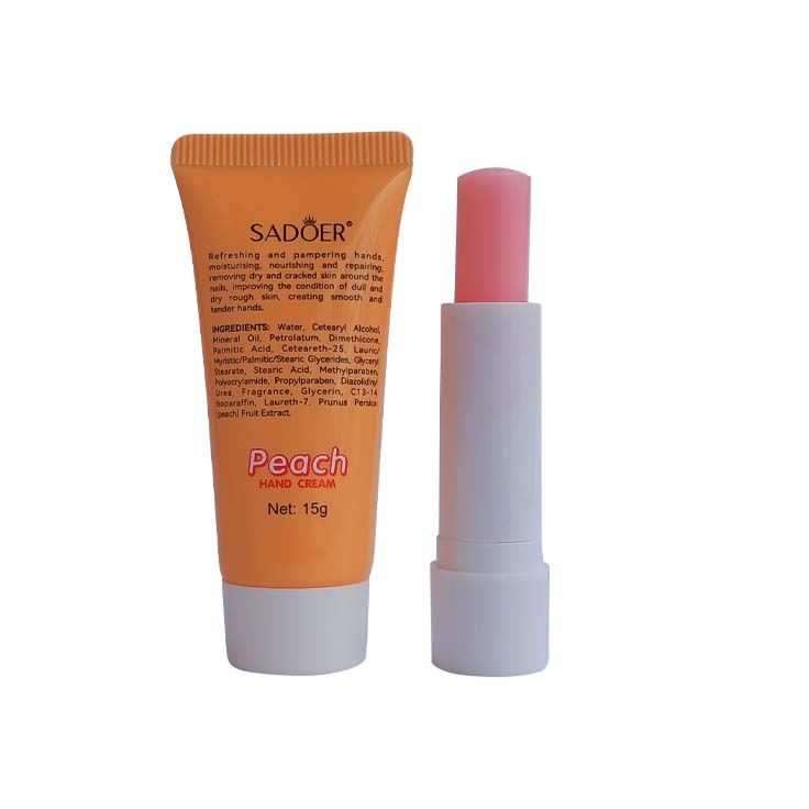SADOER Hand Cream & Lip Balm Set — Organic Care Combo