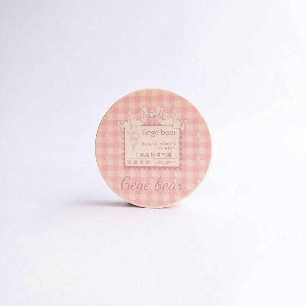 GEGE BEAR Double Powder Cushion — BB Cream & Powder 2-in-1