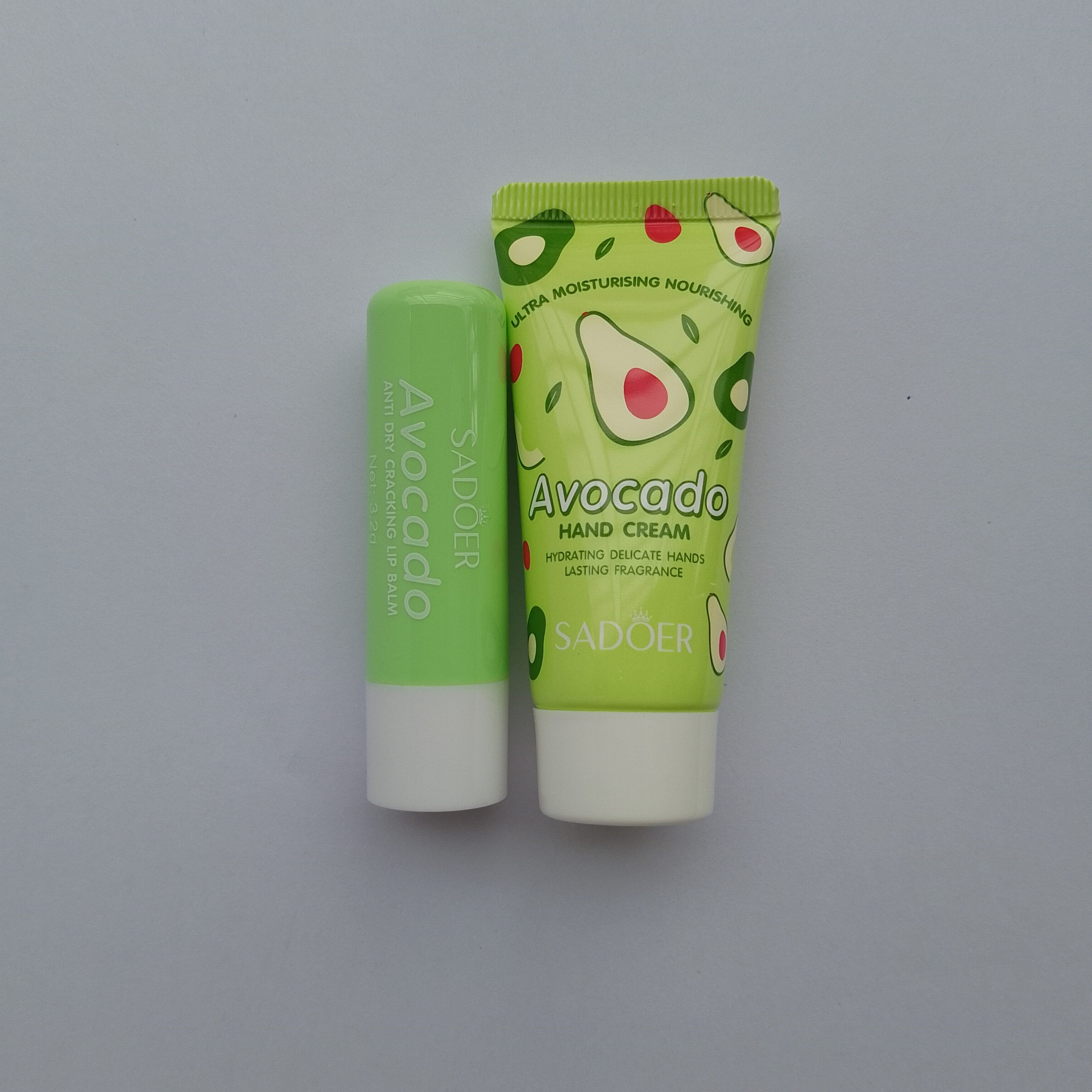 SADOER Hand Cream & Lip Balm Set — Organic Care Combo